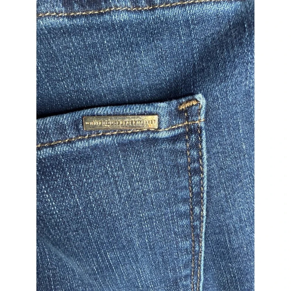 White House Black Market Women's Mid-Rise Slim Everyday Soft Denim Jeans size 2